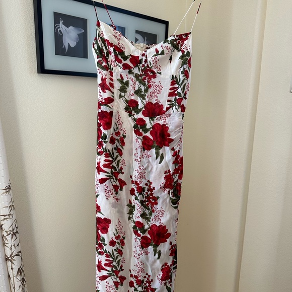 Reformation Kourtney dress Georgette size 0 - Picture 3 of 4